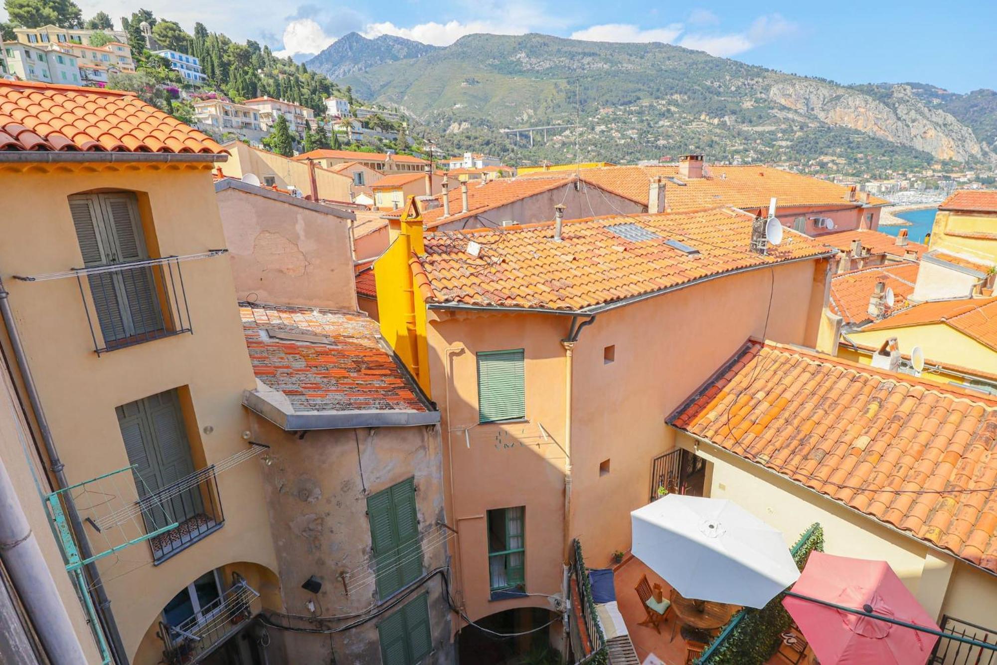 'La Belle Vue Mer' Cozy Appartement, Centre, Plage Menton Exterior photo